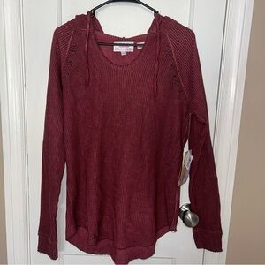 Panhandle thermal burgundy Hoodie